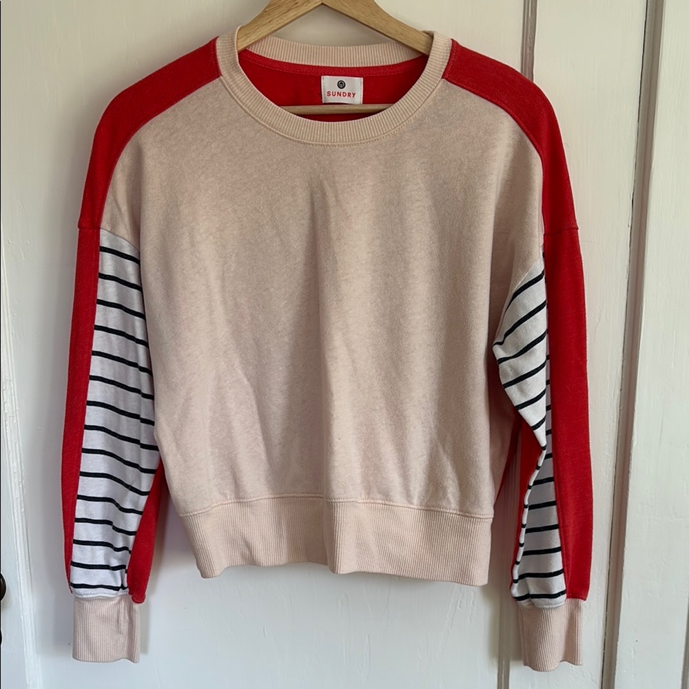 Sundry Striped Women's Sweatshirts